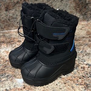 NWT Falls Creek Toddler 5 Black Winter Snow Boots